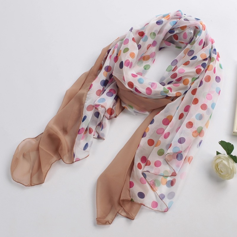 Design long silk scarf autumn and winter female scarf elegant cape l090(China (Mainland))