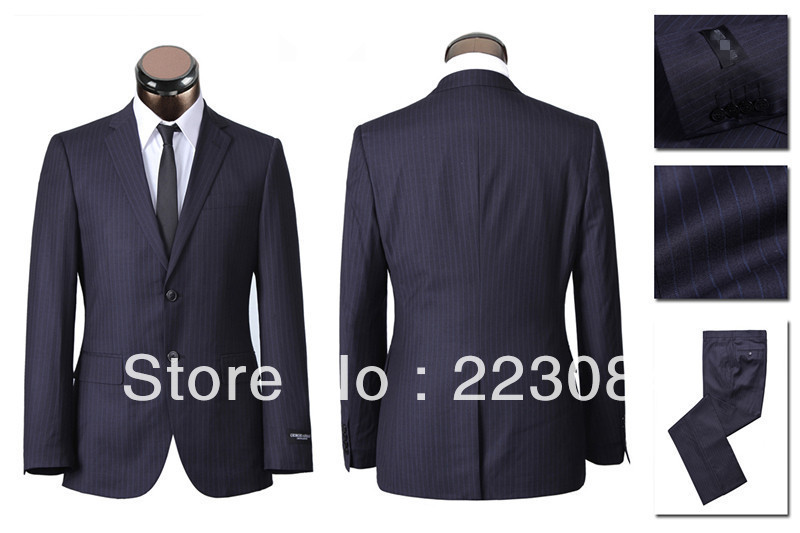 fashionGoodMen Brand Formal Dress Suits Fashion Business Suit Style Mens Prom Tuxedo coat+pantssale(China (Mainland))