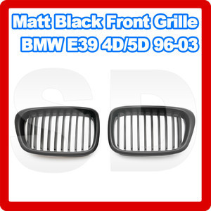 Front Grille for BMW E39 4D 5D 96 03 Touringsaloon 520 540 M5 535 523 528 Matt Black(Taiwan)