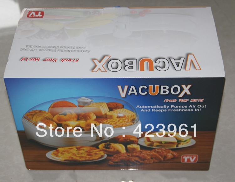 Free shipping!Vacubox,Vacuum crisper large capacity electric crisper mouldproof moistureproof food dried fruit box sealed box(China (Mainland))