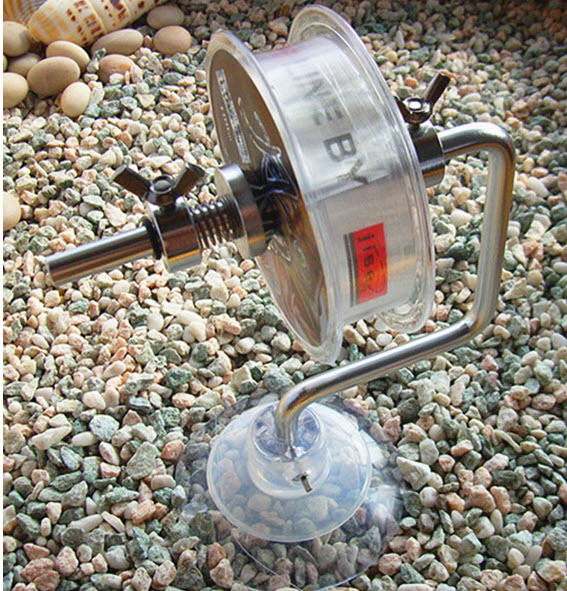 Fishing Line Reel Fishing Line Reel Spool Spooler System Tackle Silver Aluminum Exclusive Design 2013 New(China (Mainland))
