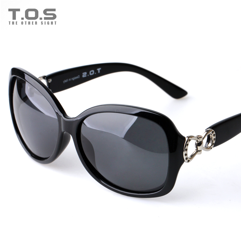 Tos 2013 female sunglasses polarized driving glasses shopping women's 67 myopia sunglasses(China (Mainland))
