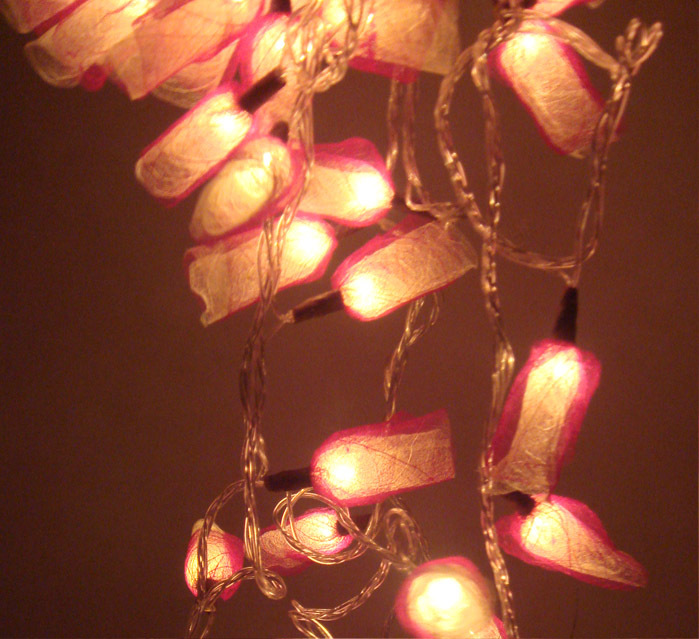 For Christmas decoration lamp nervure 80 dried flowers purple romantic bud lighting string rustic home decoration 9(China (Mainland))