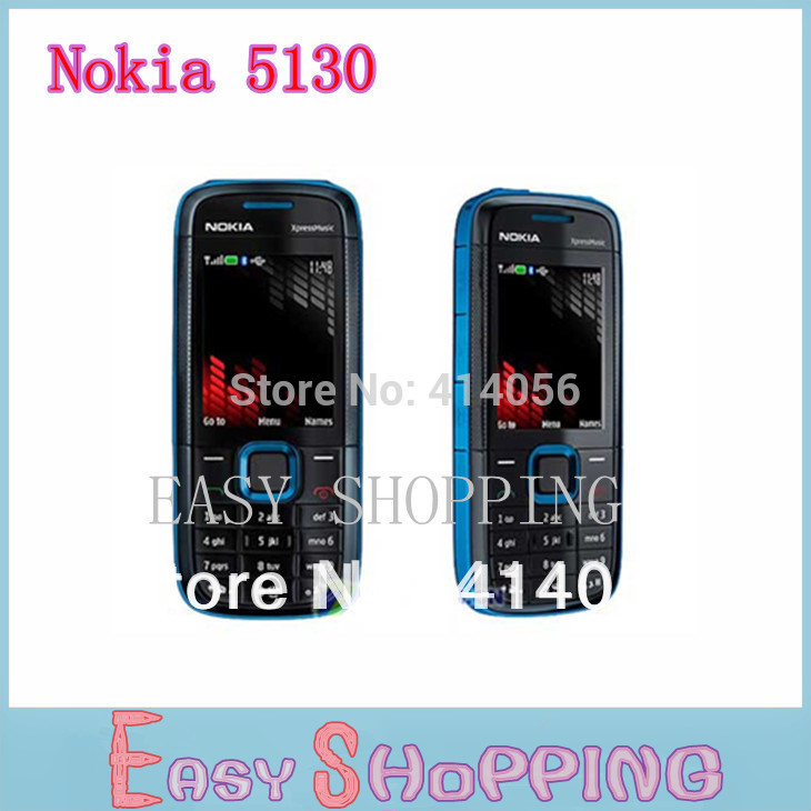 Original NOKIA 5130 qual band unlocked mobile phone with mp3 playe and bluetooth HK SG POST free shipping multi languages(China (Mainland))