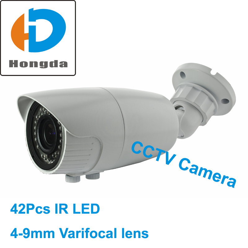 CCTV Camera Color Sony 420TVL 600TVL Effio 700tvl optional 4-9mm lens IR 40M home security cam high quality-White Free shipping(China (Mainland))