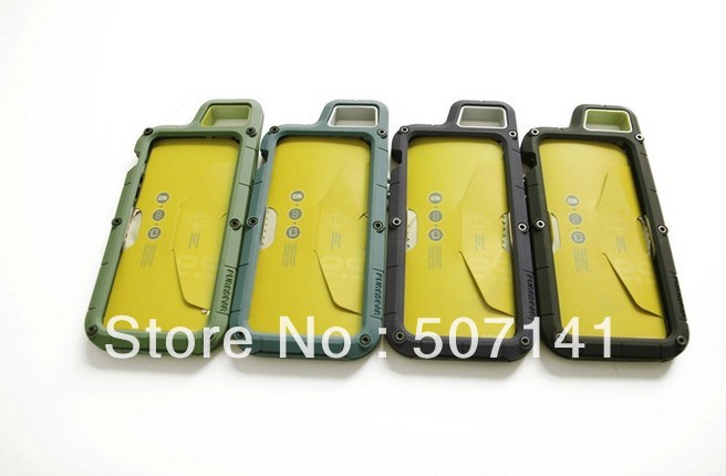 Free Shipping For PureGear PX360 Extreme Protection System Case for iPhone 5 , designed for moutain climbing with hanger pouch(China (Mainland))