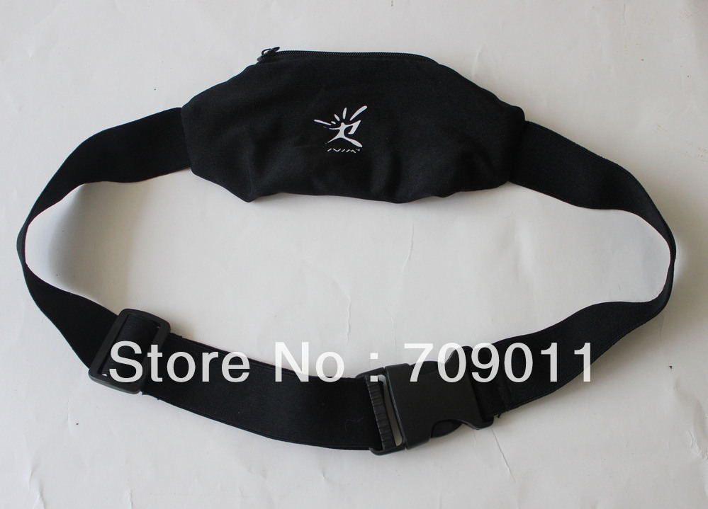 2013 New product 10pcs/1 Lot Stylish black running belt ,Neoprene Waist Pack ,waist bag for sale or wholesale(China (Mainland))