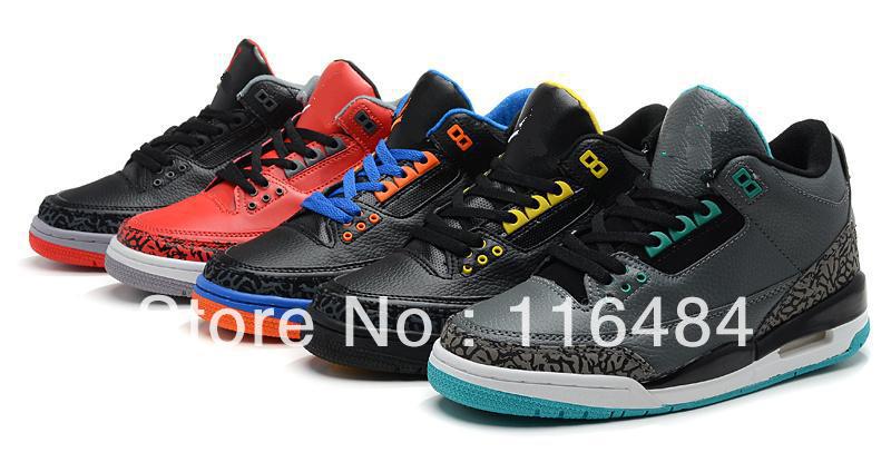 Free shipping! Top quality!Wholesale 2012-13 New Style j3 retro mens basketball shoes,Fashion Athletic shoes for men.size:41-47(China (Mainland))