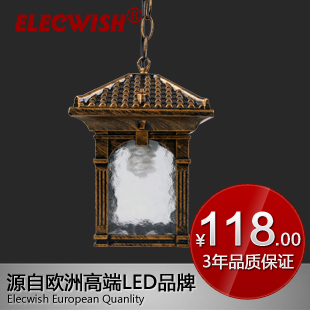Outdoor pendant light the door garden lights wall lamp modern fashion rustic waterproof lighting lamps 392(China (Mainland))