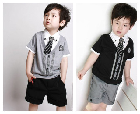 Gentleman-style-boys-suit-Fake-2-piece-t-shirt-with-tie-short-pants-College-style.jpg
