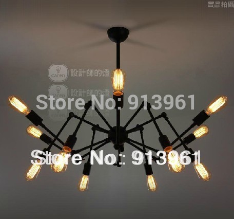 Industrial 12 lighting NEWest Widow Vintage vintage Black light chandelier industrial 2015 chandelier Industrial 12 lighting NEWest Widow Vintage vintage Black light chandelier industrial 2015 chandelier