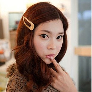 Solid color ribbon all-match knitted ccbt handmade spirally-wound candy color bb clip hair accessory(China (Mainland))