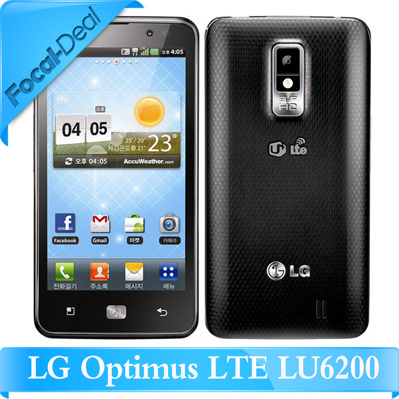 Free shipping LG LU6200(Optimus LTE) Android OS 2.3 IPS 4.5" capacitive touchscreen Dual cord CDMA mobile phone with GPS,WIFI(China (Mainland))