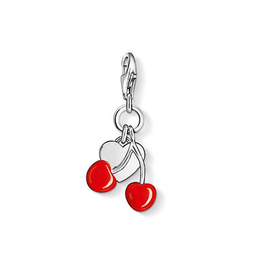 Hot sale!!!Free shipping min order 15 u.s.d.,2013 new fasion style TMS Cherry and heart charm(China (Mainland))