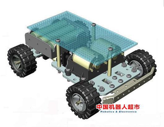 4 Wheel Drive Mobile Robot Platform Arduino Compatible disassembled For DIY(China (Mainland))