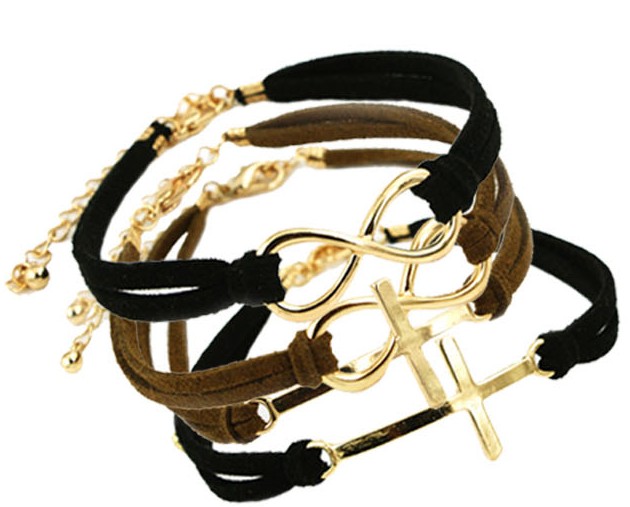 A780 Min.order is $10 (mix order) B29 Fashion Korea personality Eight bracelet bangle jewelry!Free shipping(China (Mainland))