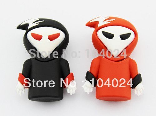 Fast ship 4gb 8gb 16gb 32gb black red horror scream Scary Movie USB 2.0 flash drive memory pen disk Drop ship dropshipping(China (Mainland))