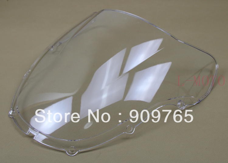 Free Shipping 1 Pcs Clear Motorcycle Windshield WindScreen For HONDA CBR 600 1999 2000 F4 600(China (Mainland))