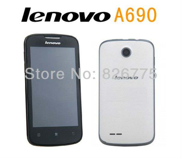 Unlocked Original Lenovo A690 4.0" 3.2MP 512MB RAM+512MG ROM Dual Sim Android OS 2.3 3G Root Google Store Russian SmartPhone(China (Mainland))