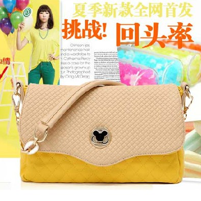 2013 fashion gentlewomen women s handbag one shoulder cross body bag small candy color cartoon mini