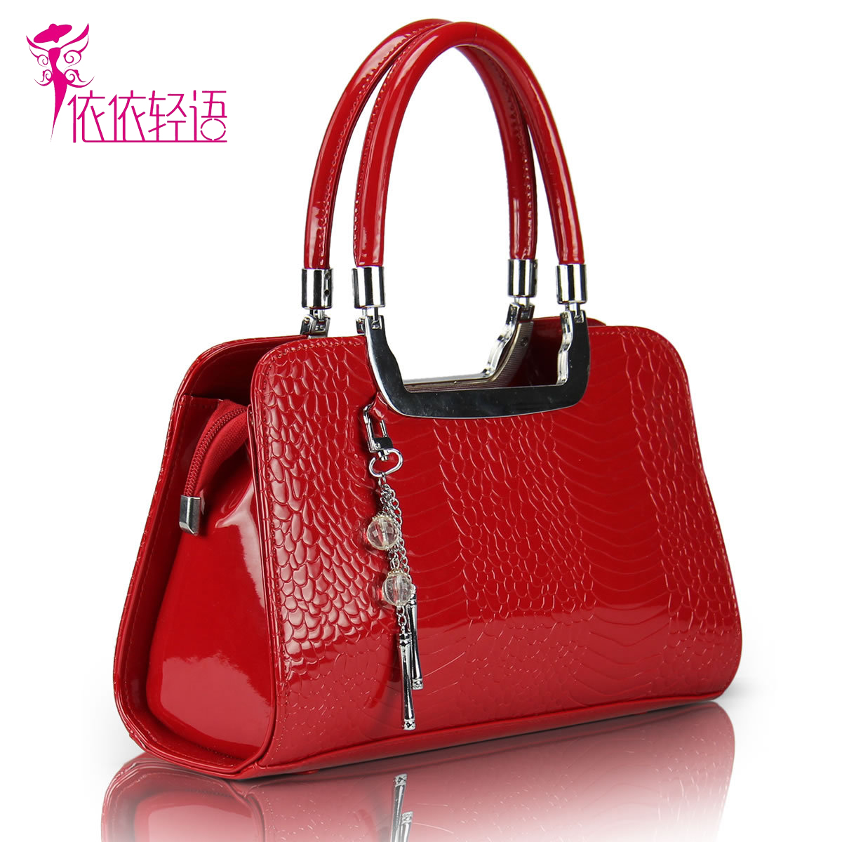 2013 patent leather handbag women s japanned leather handbag fashion candy color women s bridal bag