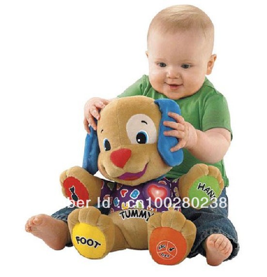 X 13 inches Laugh and Learn Love to Play Puppy Baby Plush Musical Toys