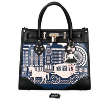 Women’s handbag aza 2013 hot-selling fashion bag cutout little princess preppy style vintage bag