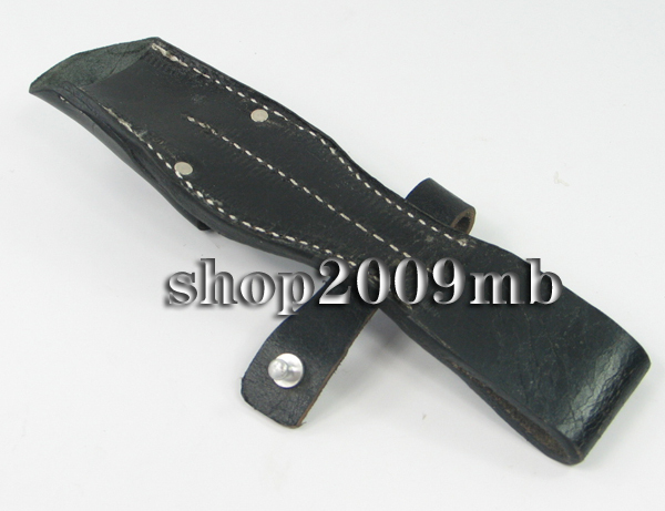 WWII German Army K 98 Kar 98 Knife Man made Leather Belt Knife Sheath Scabbard Black