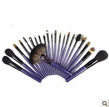 High quality ZOREYA Brand Professional Purple 22pcs set Makeup Brushes Set Makeup Tools Cosmetic Brushes Set