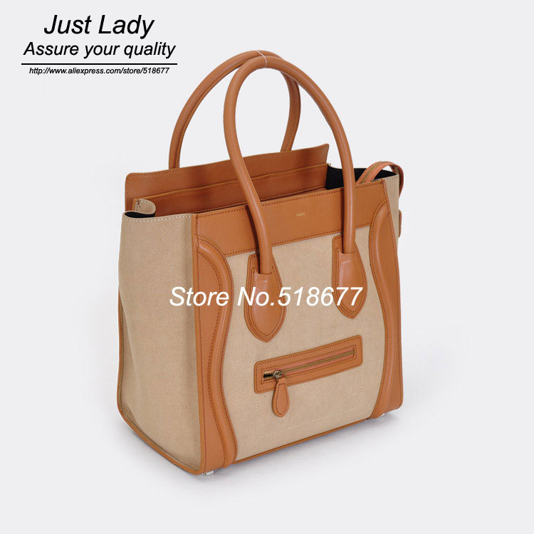 2013 Handbags Smiley Bag Genuine Leather Handbag Designer Handbags for Women High Quality Just Lady