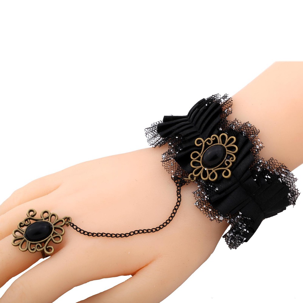 Yazilind-Jewelry-New-fashion-Black-Fabric-Bracelet-Lace-Chain-Copper-Linked-With-Black-Crystal-Copper-Ring.jpg