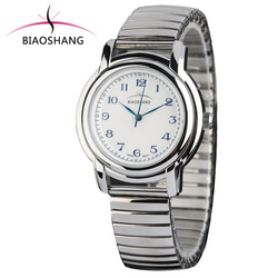 Freeshipping-Gift your parents a gift for the elderly in the table definition digital elderly elderly elastic band quartz watch(China (Mainland))