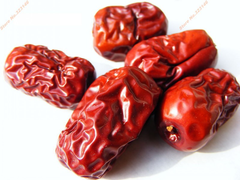Freeshipping 500g Chinese red Jujube Premium red date Dried fruit Green nature food 