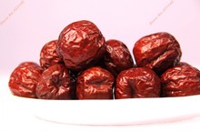 Freeshipping 500g Chinese red Jujube Premium red date Dried fruit Green nature food 