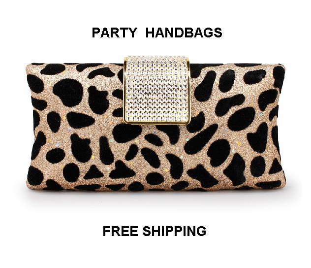 Leopard print day clutch bag 2013 diamond evening bag fashion female clutch bag evening dress women