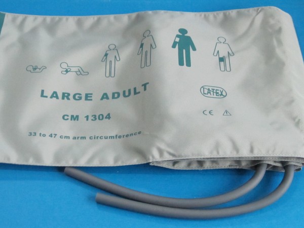 larger adult bladder blood pressure NIBP cuff,dual tube CE&ISO 13485 ...