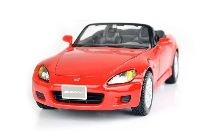 Honda s2000 blue 1/18 diecast model car #7