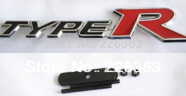 Honda civic type r front grill badge