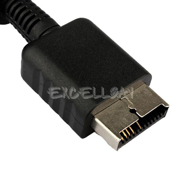For Sony PlayStation PS2 PS3 Console System AV Audio Video Cable Cord New E1Xc(China (Mainland))
