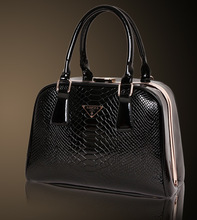 REAL LEATHER High quality 2013 women’s handbag serpentine pattern cowhide bride women’s bags Free shipping