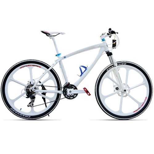 Bicycle triumph mountain bike mountain bike one piece wheel bicycle double disc