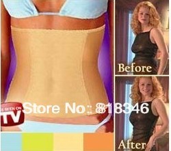 Free shipping Invisible Tummy Trimmer New Slimming Belt Waist trimmer,lim & Lift Body Shapes wear Thinner As Seen On TV(China (Mainland))