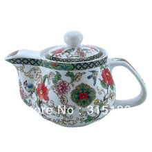 Free shipping Blue Red and White Teapot Ceramic Tea Set with Infuser Ceramic Kungfu Tea Pot the Best Business Gift