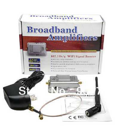 1W Broadband Wireless WiFi Router 2 4GHz Signal Booster Power Amplifier