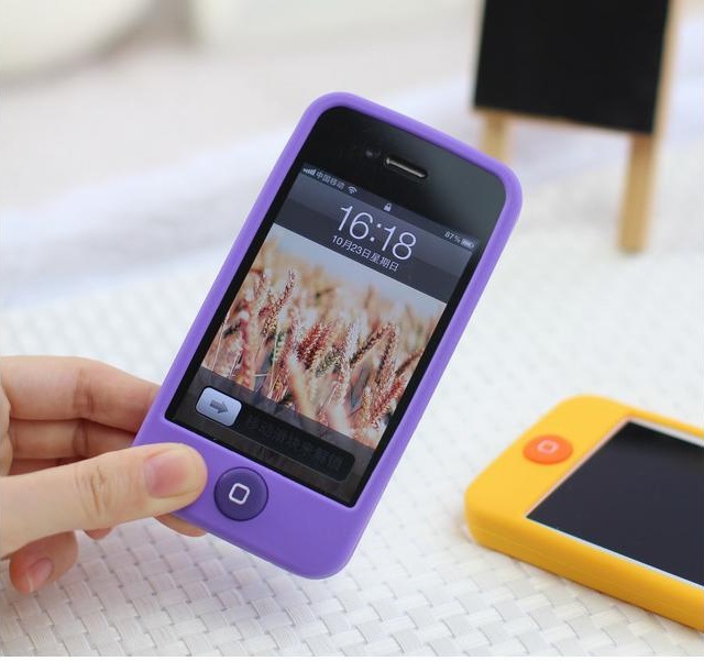 Hot selling Fashion Jelly Bean Soft Case for iphone 4 4S Free Shipping(China (Mainland))