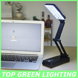 Free Shipping Folding Touch LED Table Lamp Rechargeable Desk LED Light Night Study Lamps Adjustable LED Reading Lights(China (Mainland))