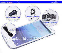 Real picture 1:1 I9300 MTK6575 phone Android 4.1 Real IPS screen cortex-A9 1.4GHz 4.8 inch 8MP 2 cameras phone Free shipping(China (Mainland))