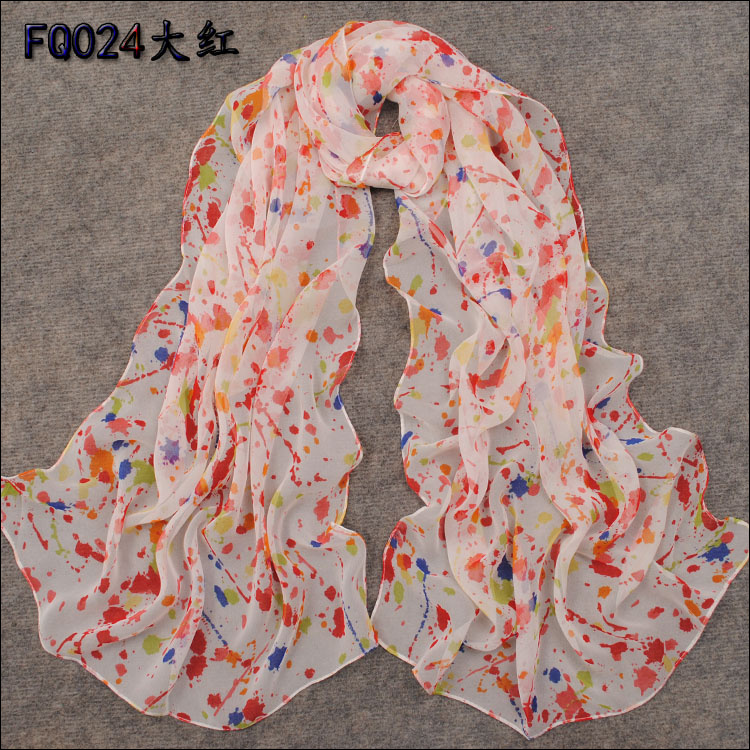 free shipping 2013 spring and summer women's super smooth long faux silk scarf lady's female spring and autumn chiffon scarf(China (Mainland))