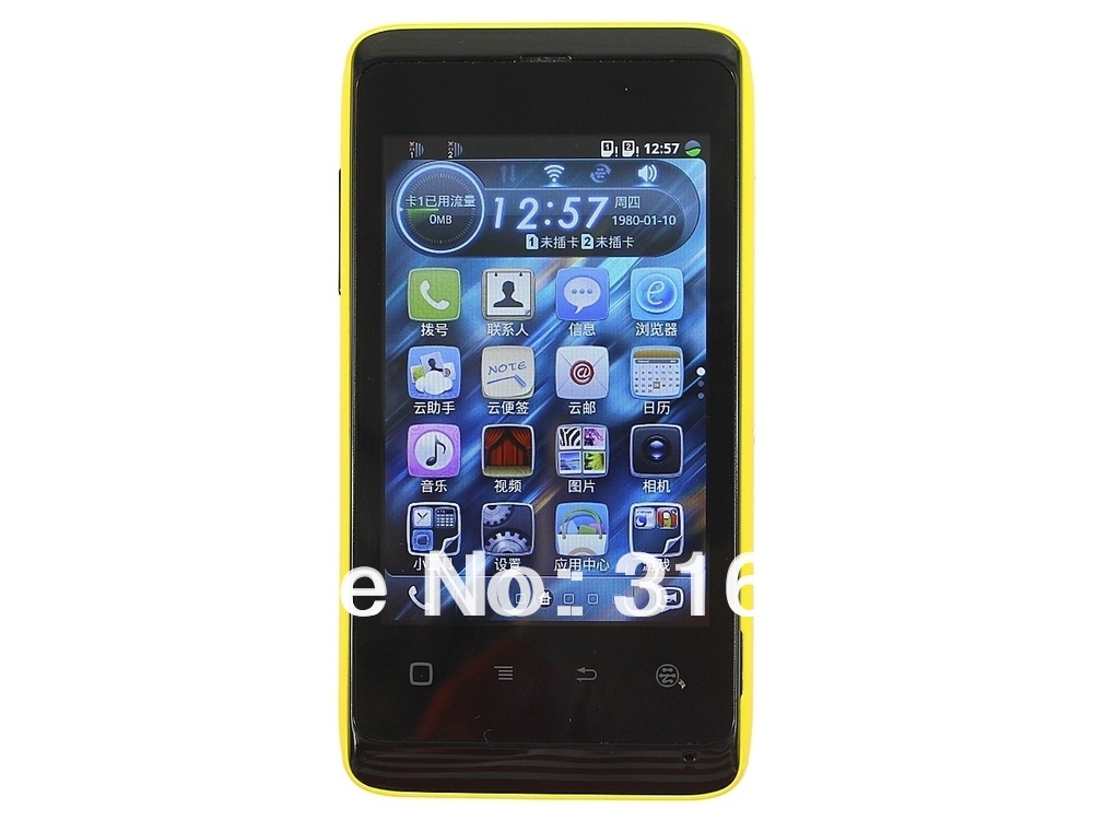 2013 Hot Sale Original for T Kouch W619 Mobile Phone HK SG post Free shipping