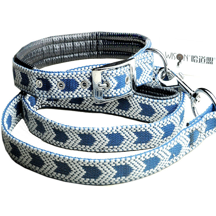 Tibetan mastiff traction rope belt collar set large dog thrombolytic wellsore chain pet supplies(China (Mainland))